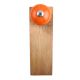 Orange Round Ceramic Wooden Door Stopper